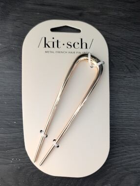 Kitsch Sleek Metal French Hair Pin - Gold